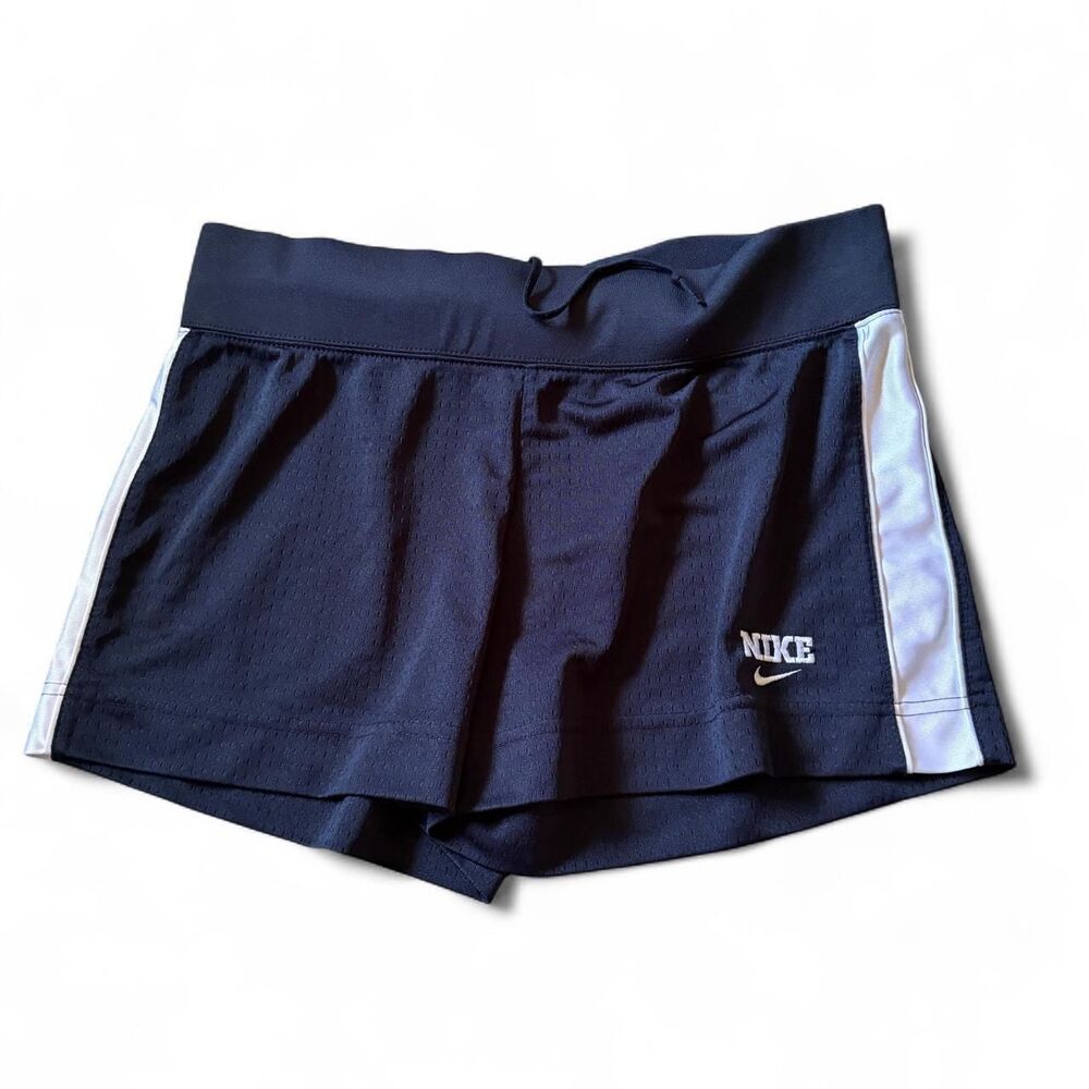 Nike Women's Navy and White Shorts